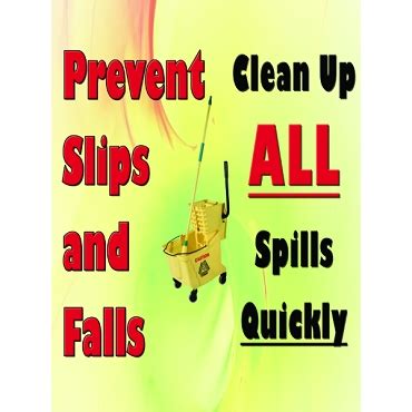 Housekeeping Safety Posters From Safety Banners Usa