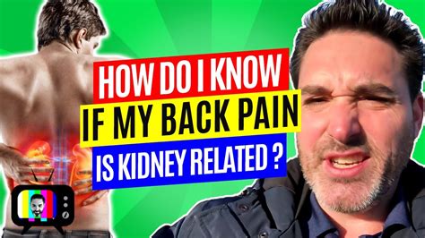 How Do I Know If My Back Pain Is Kidney Related Youtube