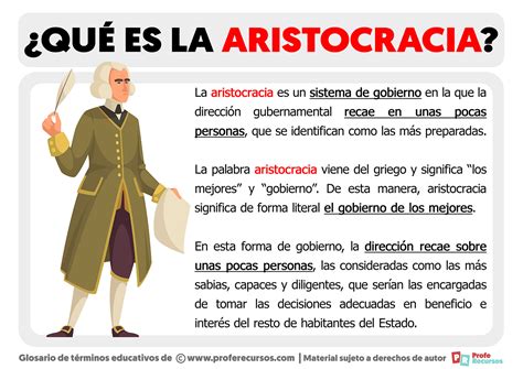 ¿qué Es La Aristocracia