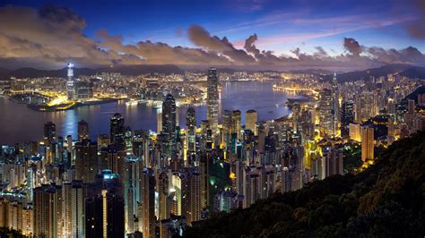 City Building Hong Kong China Wallpapers Hd Desktop