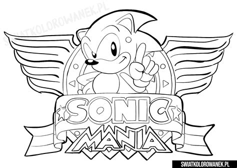 Sonic Mania Logo Kolorowanka Darmowe Kolorowanki Do Druku My Xxx Hot Girl
