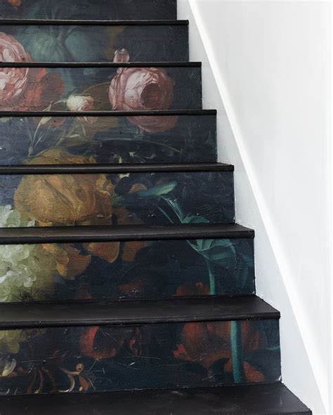 Diy Floral Staircase From Old Home Love Room Revamp