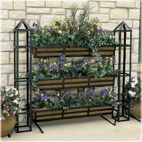 We pride ourselves on the quality of our work and build each wooden garden planter. Vertical Planter Set - Contemporary - Outdoor Pots And ...