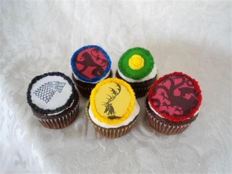 Game Of Thrones House Sigils Cupcake Recipes Cupcake Cakes Cupcakes