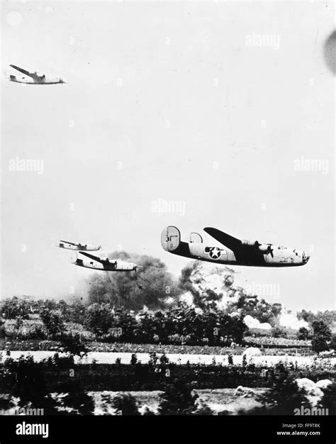 World War Ii Ploesti Nthe Raid By American B 24 Bombers On The Oil