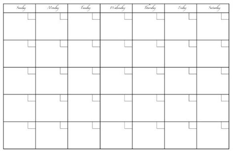 Printable Dry Erase Calendar Template Printable Templates