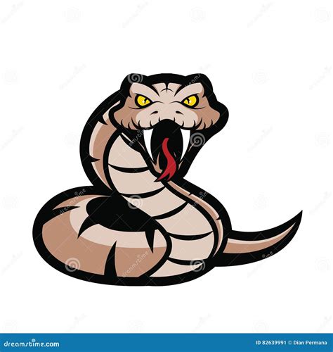 Set Viper Snake Serpent Cobra And Python Anaconda Or Viper Royal