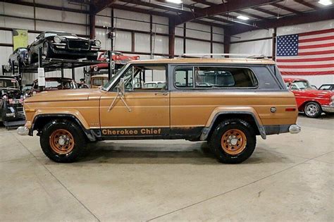 1978 Jeep Cherokee Chief 35514 Miles Gold Suv V8 Automatic Classic