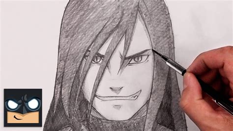 How To Draw Orochimaru Naruto Pencil Drawing Lesson Youtube