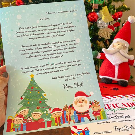 Carta Do Papai Noel Personalizada Printshop