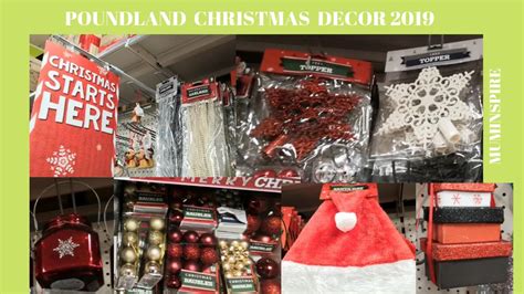 Poundland Christmas Decor Collection 2019 ~ Everything You Need For