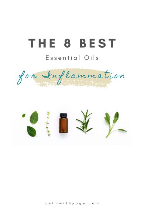 These Are The 8 Best Essential Oils For Inflammation Learn How To