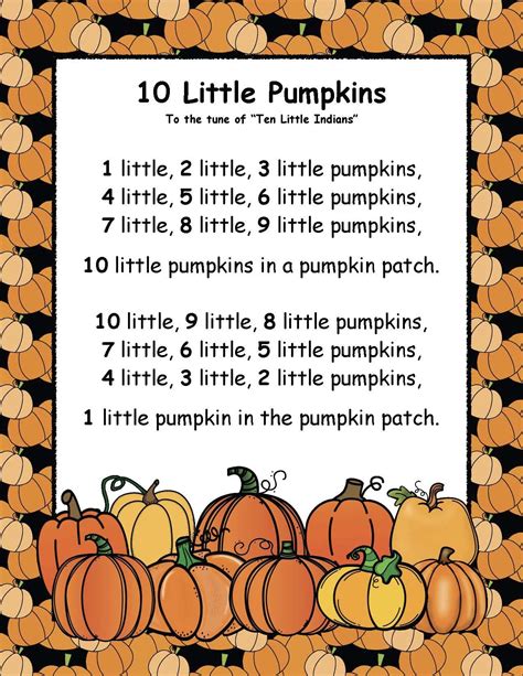Counting And Number Fun With Pumpkins Fall Preschool Activities