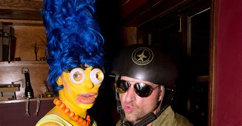 How Colton Haynes Transformed Into Marge Simpson For Halloween