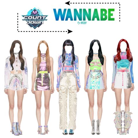 Fashion Set Wannabe Itzy Stage Outfits Created Via Stage Outfits Kpop Fashion Outfits