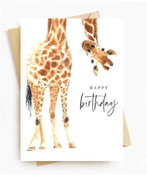 Descobrir 71 Imagem Happy Birthday Giraffe Br Thptnganamst Edu Vn