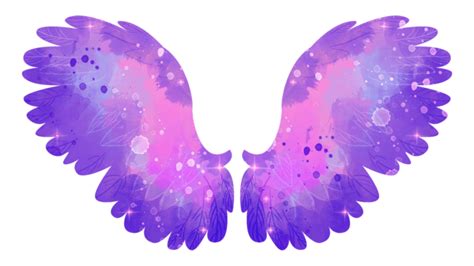 Pink Wings Purple Wings Wing Wings Png And Vector With Transparent