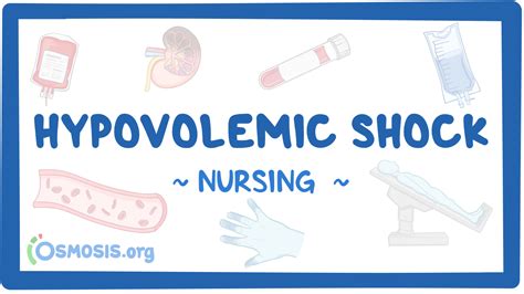 Shock Hypovolemic Nursing Osmosis Video Library