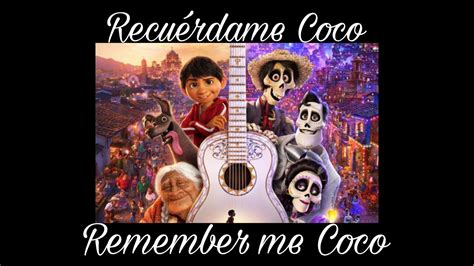 Remember Merecuerdame Coco Piano Cover With Lyrics English And