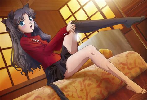 1280x768 Resolution Grey Haired Female Anime Character Illustration Tohsaka Rin Fate Series