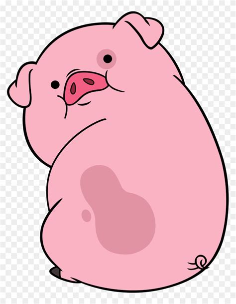 Drawn Pig Gravity Falls Waddles The Pig Png Transparent Png