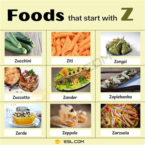 Food That Starts With Z 10 Delicious Foods That Start With Z 7esl