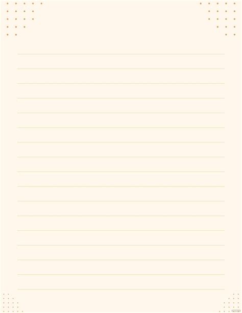 Blank Lined Paper Template In Illustrator Word Pages Psd Pdf