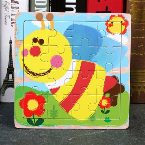 Kids Wooden Various Pattern Early Educational Learning Pegged Puzzles