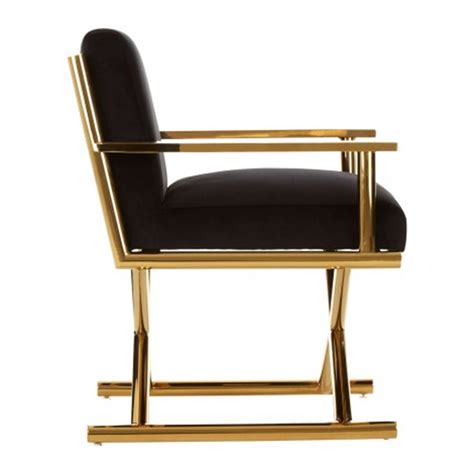 Get it as soon as thu, apr 22. Black & Gold Velvet Directors Chair
