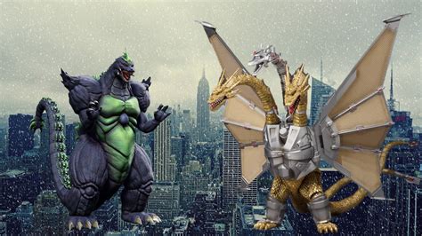 Super Godzilla Vs Mecha King Ghidorah By Superbronygraeden On Deviantart
