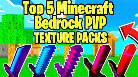 Top 5 Mcpe Minecraft Bedrock Pvp Texture Packs With Fps Boost