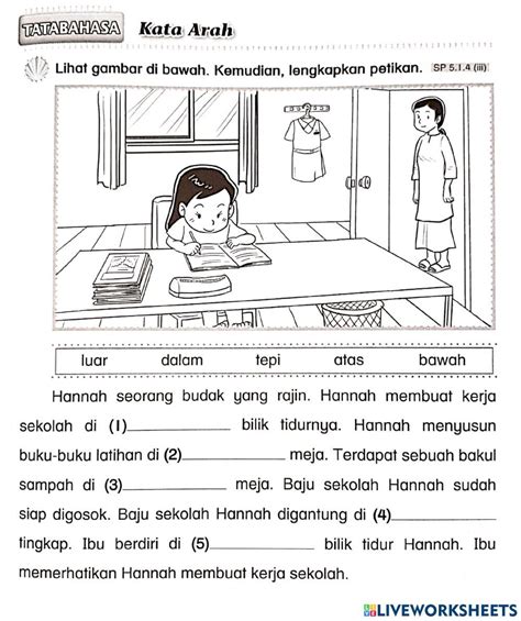 Latihan Bahasa Melayu Tahun Kata Arah Nota Tatabahasa Bahasa Melayu Sexiz Pix