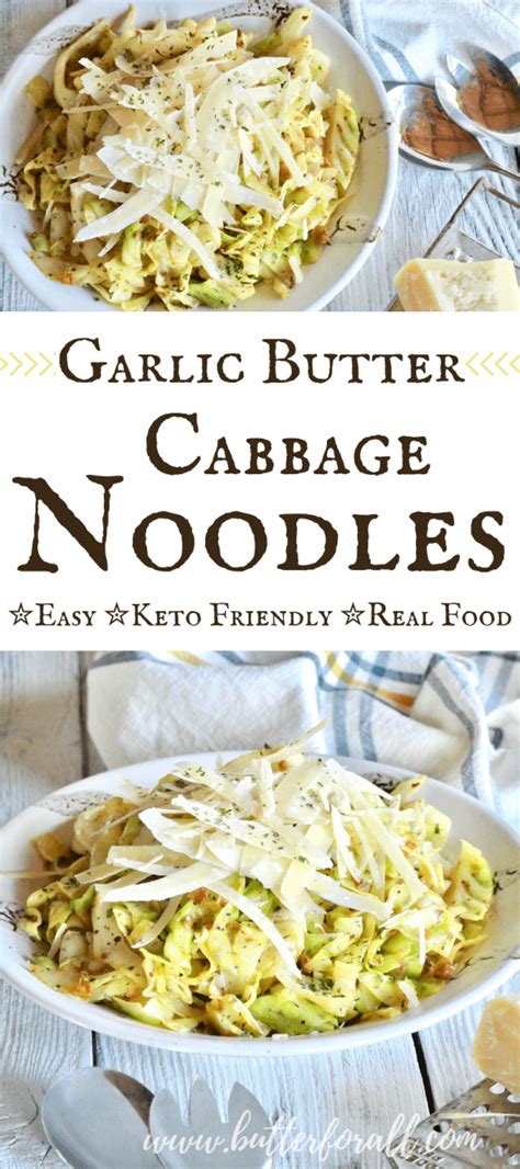 Maybe you would like to learn more about one of these? Easy Garlic Butter Cabbage Noodles - Keto Friendly - Real ...
