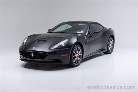 2012 Ferrari California Convertible Nero Black Cars Wallpapers Hd