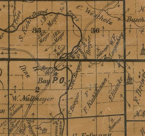 Gasconade County Missouri 1875 Old Wall Map With Landowner Etsy