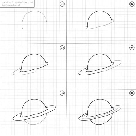 How To Draw A Planet Doodle Art For Beginners Easy Drawings