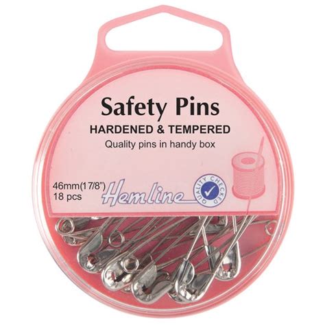 Hemline Safety Pins 46mm Dunelm