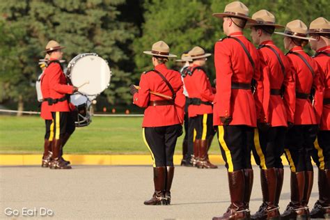 Mounties On Parade The Acronym Rcmp Meaning Royal Canadian Mounted