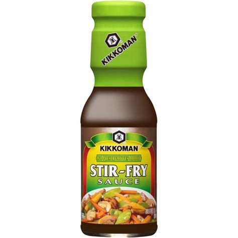 Or just equal parts of each depending on how much food you're making. Kikkoman No Preservatives Added Stir-Fry Sauce, 11.4 oz - Walmart.com - Walmart.com