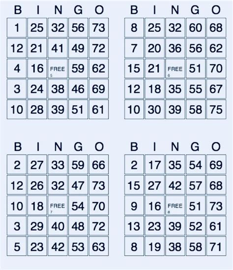 10 Best Printable Bingo Numbers 1 75 Artofit