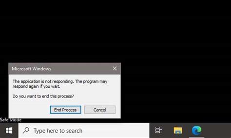 Version 21h1 Program Not Responding In Safe Mode Internet Windows 10