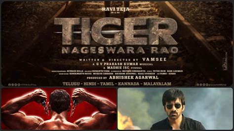 Tiger Nageswara Rao Hindi First Look Massmaharaja Ravi Teja Vs