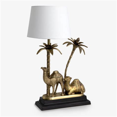 Camel And Palm Tree Lamp Alfresco Emporium