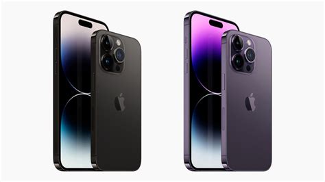 New Iphone 14 Pro Color Options Space Black And Deep Purple