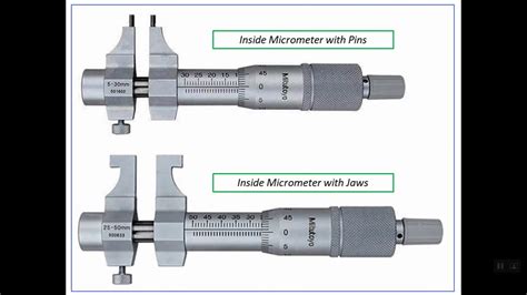 26 Reading Metric Caliper Jaw Inside Micrometer With 001 Mm