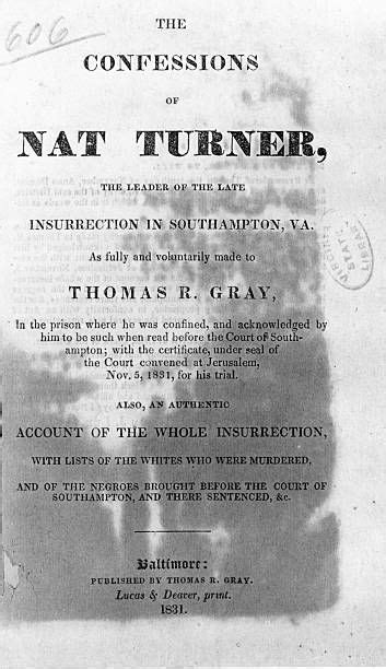 Nat Turner Pictures And Photos Getty Images Nat Turner Nat Turners Rebellion Black History