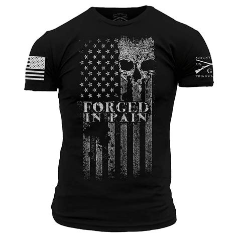 Grunt Style Forged In Pain Mens T Shirt Hydra Tactical Supply