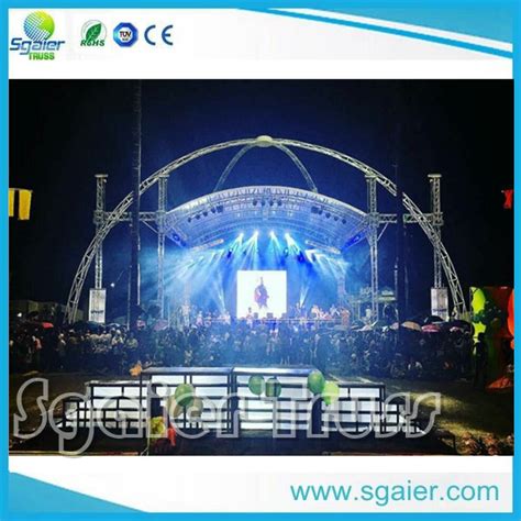 Guangzhou Truss Manufacturer Outdoor Stage Roof Lighting Global