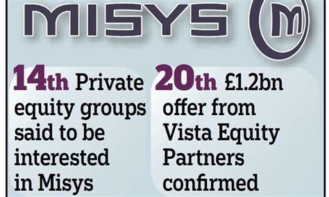 Misys Offered Way Out Of Swiss Merger By American Private Equity House