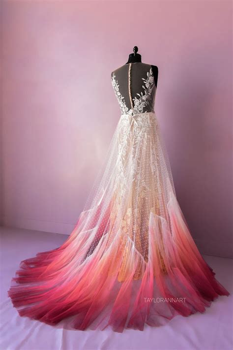 Artist Starts A Colorful Wedding Dress Business After Her “fire” Wedding Dress Goes Viral Dye